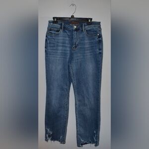 Judy Blue Distressed Straight Leg Jeans